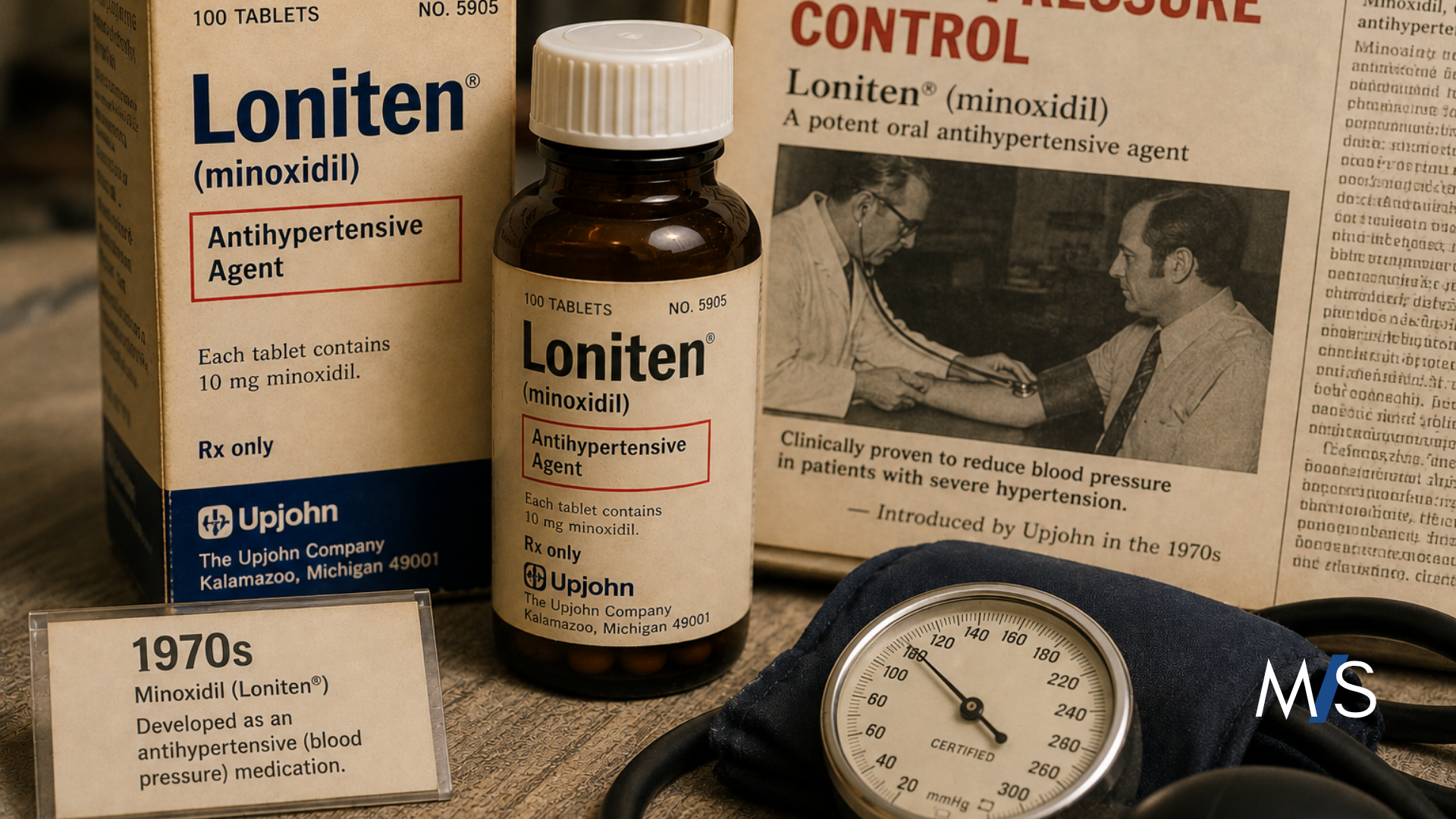 Minoxidil is a vasodilator