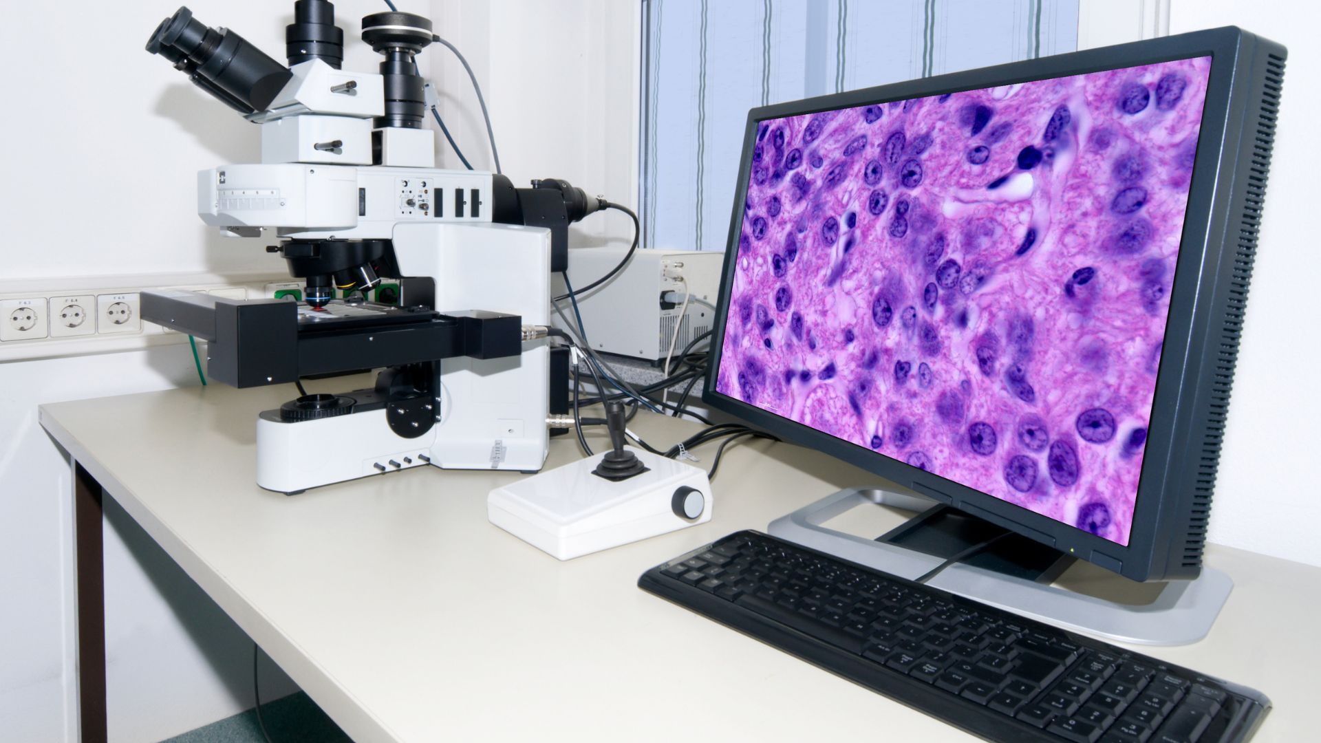 Lab culture plate inserts holding lab-grown human skin tissue beside an unbranded skincare jar