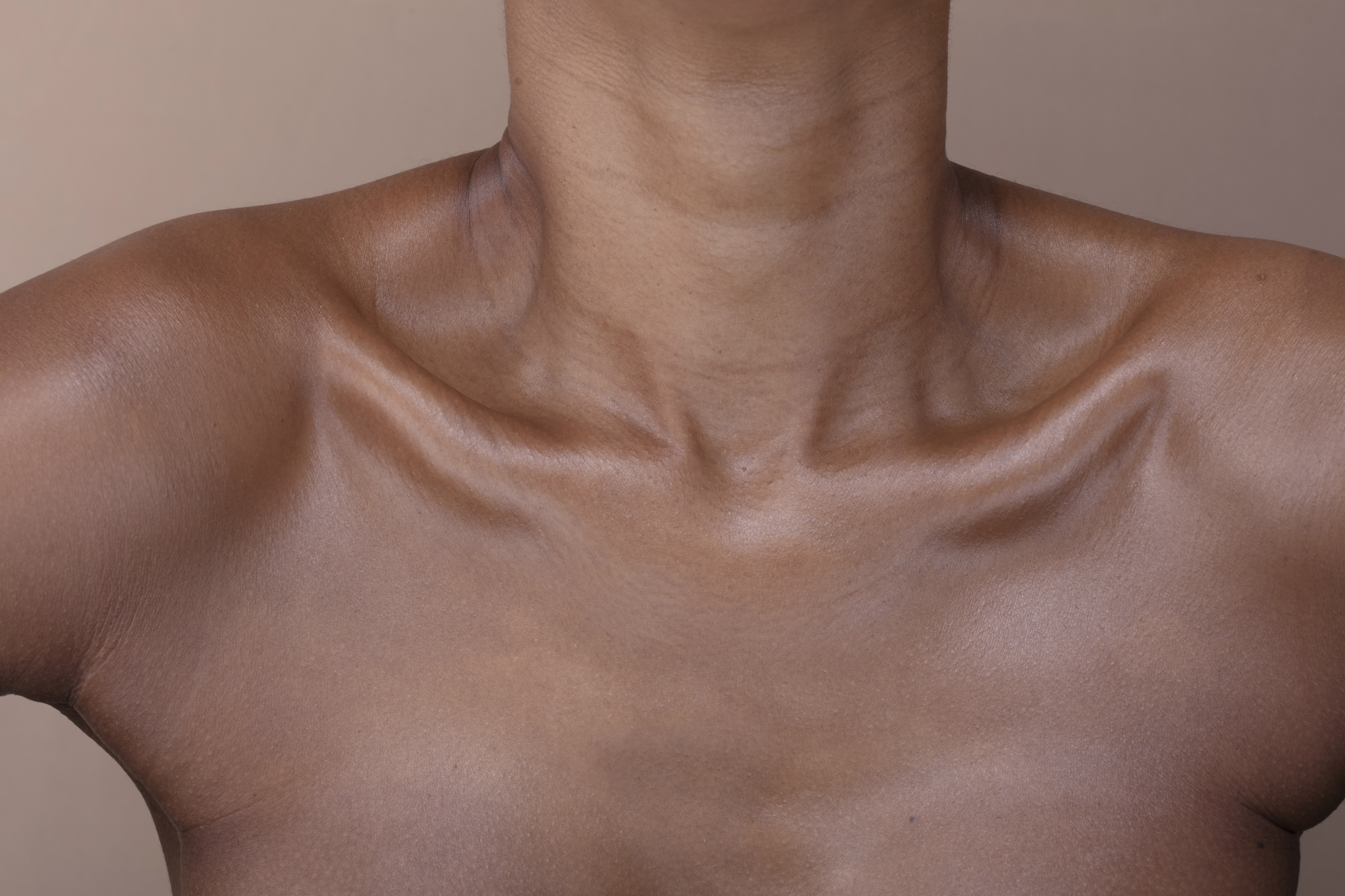 Close-up of human skin texture